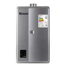 Aquecedor A Gás Rinnai E27 Prata Glp Gas Botijao Lançamento