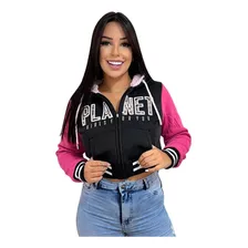 Blusa De Moletom Dupla Face Planet Girls Pr2312