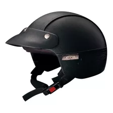 Casco Moto Abierto Vertigo Boss Custom Cuero Vintage Scooter