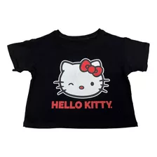 Blusa Hello Kitty Camiseta Blusinha Cropped Baby Look Sf462