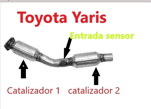 Catalizador Toyota Yaris 4 Cil Obd2 Reemplazo Original.obd2 Foto 4