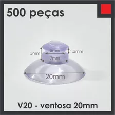 Ventosa Silicone 20mm (500 Peças)