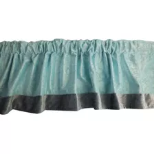 Ropa De Cama De La Muñeca Cocodrilo Ventana Cenefa, Azul.