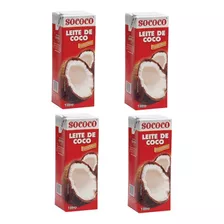 Leite De Coco - Sococo 500ml Tp Sobremesa Culinária 4un