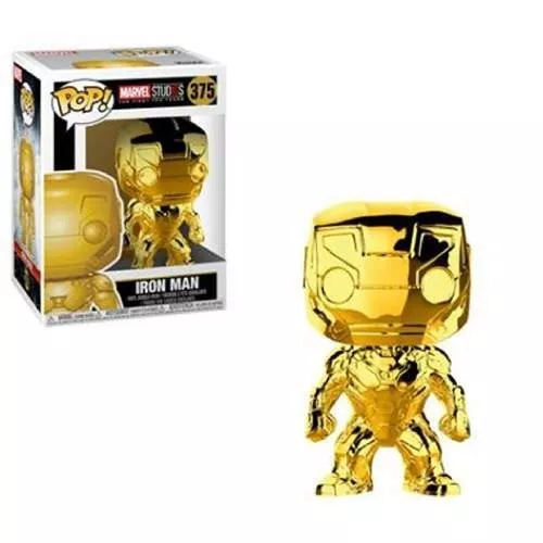 Figura De Acción Homem De Ferro Ms10 - Gold Chrome 33434 De Funko Pop!