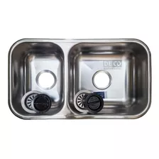 Pileta Y Media Cocina De Acero Inox Johnson Embutir 