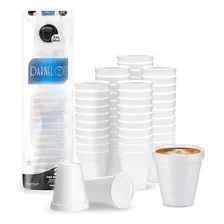 Copo Termico Cafe Espresso Isopor Descartavel 100 Un Cor Branco