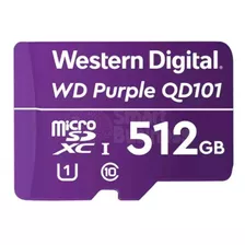 Memoria Flash Wd Purple 512gb Sc Qd101 Microsd Videovigilanc