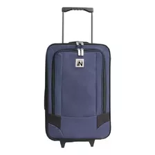 Valija Checkin 18 31611 2 Ruedas Bolsillo Frontal Tela Azul