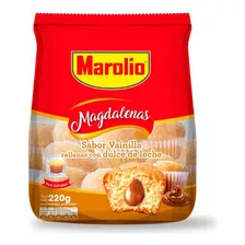 Madalenas Con Dulce De Leche 220 Gr Marolio Galletitas Dul