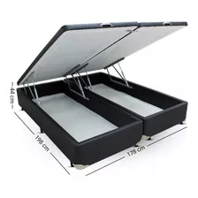 Cama Baul Sommier Box King 178 X 198 Cm Box Canguro Canape