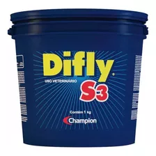 Difly S3 Sal Contra Carrapato Mosca Do Chifre 1kg Champion