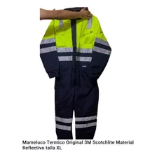 Mameluco Termico Original 3m Scotchlite Material Reflectivo 