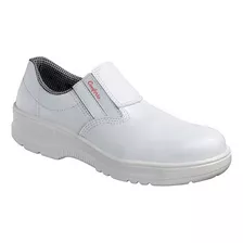 Sapato Elástico Branco Microfibra S/bico