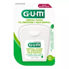 Hilo Dental Gum Mint Waxed Sabor Menta 129 m