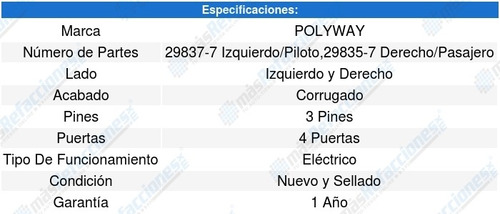 2-espejos Honda Element (03-08) Polyway Foto 3