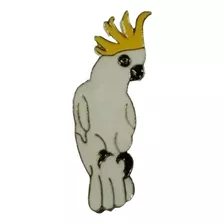 Broche Pin Cacatúa Blanca Moda Bad Bunny