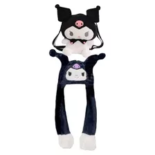 Gorro Orejas Movibles Y Mochila Kuromi Kawaii