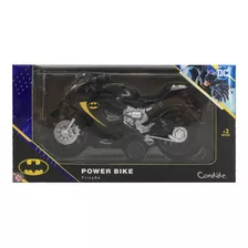 Veiculo Moto De Fricção - Power Bike Batman Cor Preto