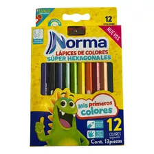 Colores Norma Súper Hexagonales Con 12