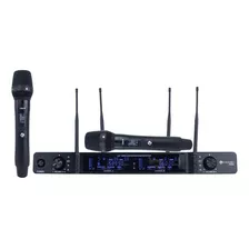 Microfone Kadosh Sem Fio K-622m Mão/mão Mult Frequências Cor Preto