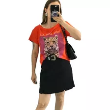 Blusa T-shirt Tigre Onça You Can All 