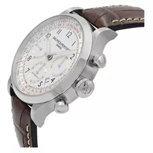 Baume And Mercier Capeland White Dial Chronograph Mens Watch