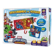 Brinquedo Educativo Marvel Descobrindo As Vogais