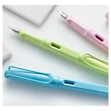 Lamy Safari Pluma Fuente Edicion Especial 2023 Color De La Tinta Azul Color Del Exterior Spring Green