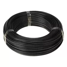 100 Mts Cabo Elétrico Flexível 10mm Preto Fio De Energia