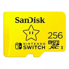 Cartão De Memória Microsdxc 256gb Nintendo Switch Sandisk