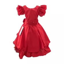 Vestido Menina Bebe Vermelho Festa Natal Vestidos Para Bebes