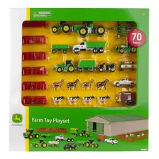 1:64 John Deere Juego De Granja (70 Piezas)