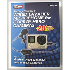 Micrófono Lavalier Xm-g10 Para Gopro Hero3/hero3+/hero4