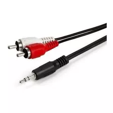 Riteav 6 Pies Macho De 3.5 Mm A Cable Macho Rca Estereo