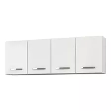 Mueble Aereo Cocina 4 Puertas Alacena Armario Colgar LG Color Blanco