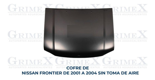 Cofre Nissan Frontier 2001-01-2002-02-2003-03-2004-04 S/toma Foto 2