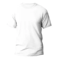 Camisa Camiseta Básica Manga Curt Casual Lisa Plus Size Leve