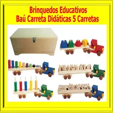 Brinquedos Educativos - Baú Carreta Didáticas