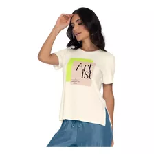 Blusa Viscotorcion Com Detalhe Em Ribana Rovitex Bege