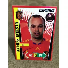 Cards Copa Do Mundo 2014 Piratinha Iniesta ( Espanha )