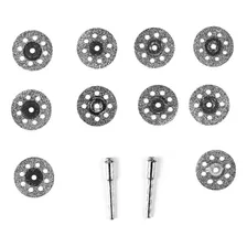 Muelas De Corte De Diamante 10pcs 22mm Discos Mandril