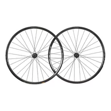 Par Roda Shimano 700 Speed Clincher Rx010 Freio A Disco Cor Preto