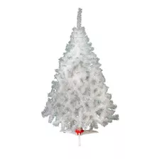 Arbol De Navidad Naviplastic De Colores Pino Navideño 1.60 M Color Blanco Iridis