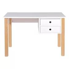 Teepe Escritorio Para Niños Blanco Y Madera