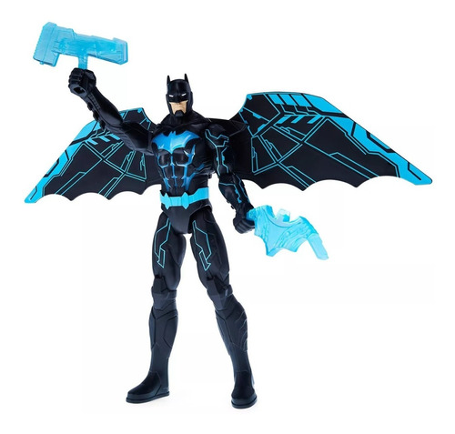 Batman Bat-tech Alas Expandibles Luces Sonidos 30cm Envioya 