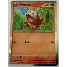 Tarjeta Pokemon Fuecoco 034/193 Ch Promo Holo Ingles Paldea