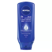  Crema Para Cuerpo Nivea Cuidado Corporal Bajo La Ducha Nutritiva En Pomo 250ml