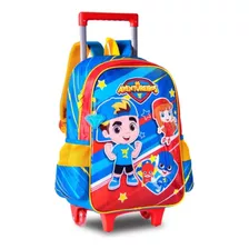 Mochila De Rodinhas Infantil Os Aventureiros Luccas Neto