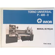 Catalogo De Peça Torno Universal P-400 I I Imor